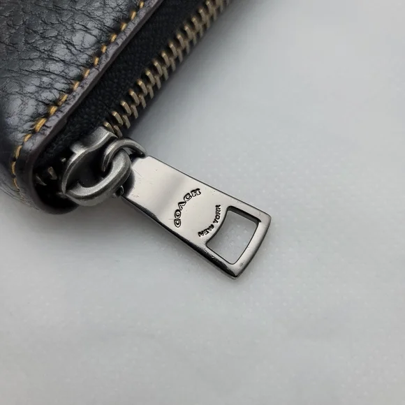 Coach Accordian Textured Leather Wallet - Picture 3 of 10